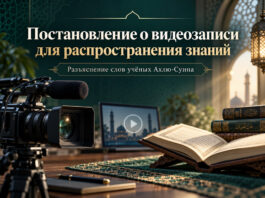 Постановление о видеозаписи для распространения знаний — шейх Арафат аль-Мухаммади
