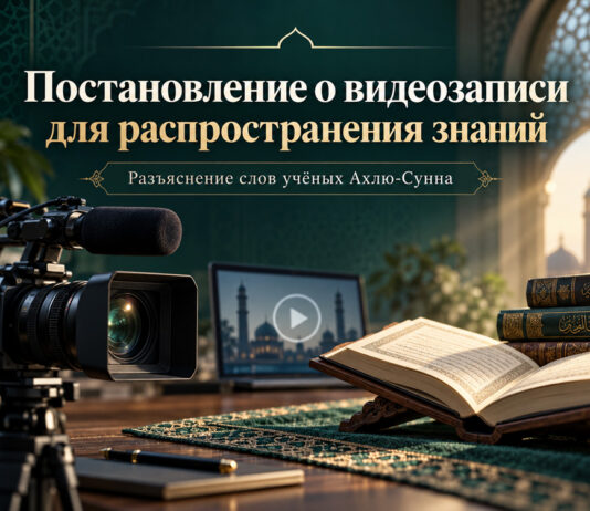 Постановление о видеозаписи для распространения знаний — шейх Арафат аль-Мухаммади
